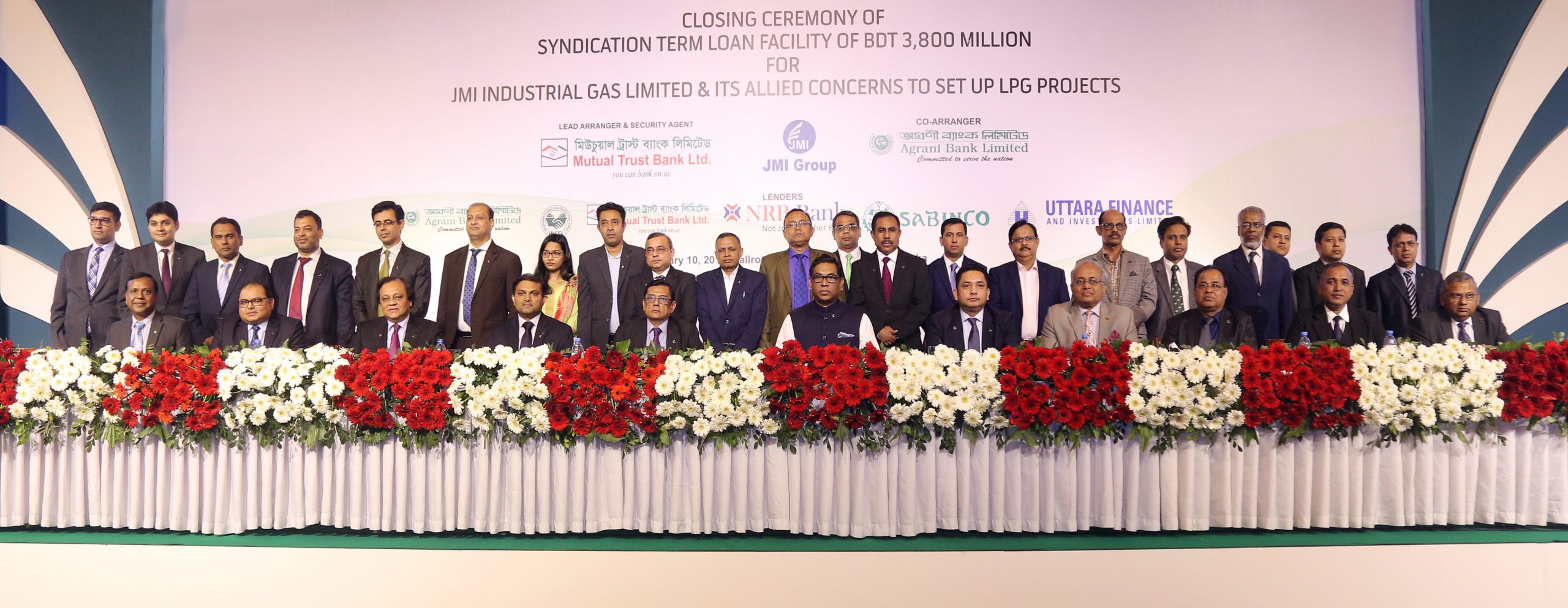 MTB ARRANGES SYNDICATION TERM LOAN FACILITY OF BDT 3,800 MILLION