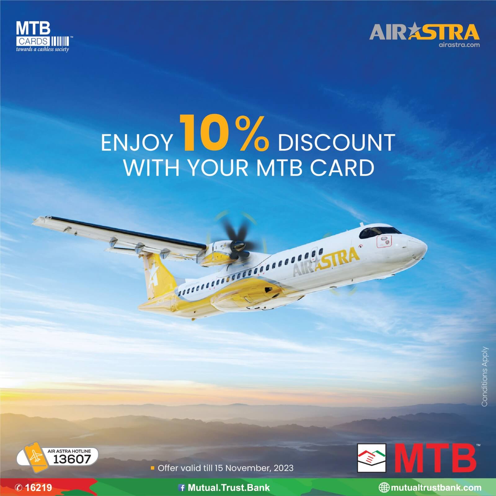 MTB Offer at Air Astra
