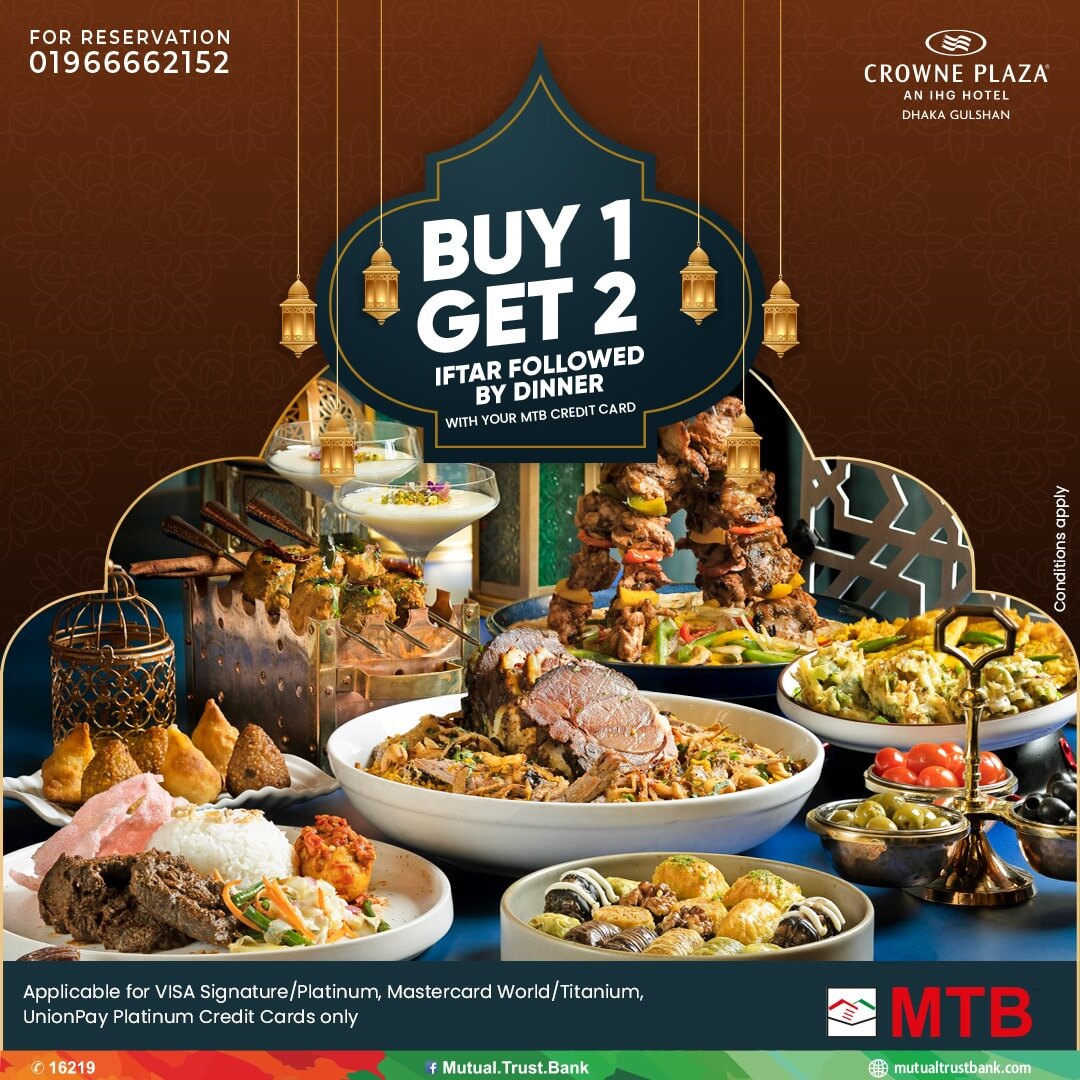 B1G2 Offer at Crowne Plaza