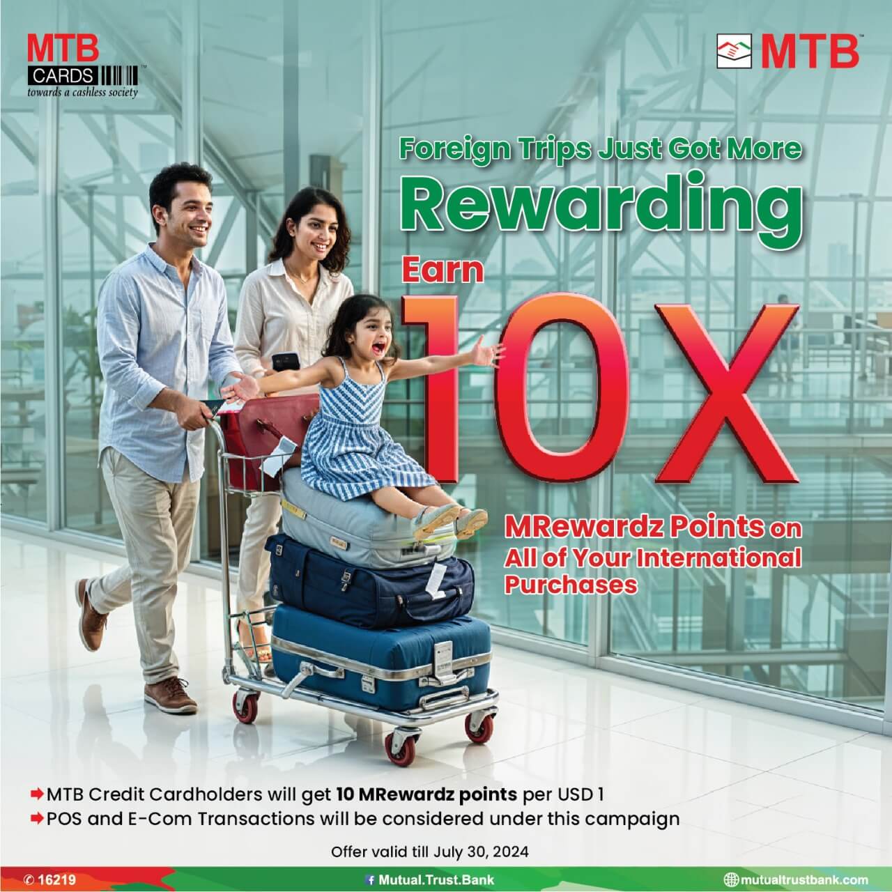 Mrewards Points for International Purchase