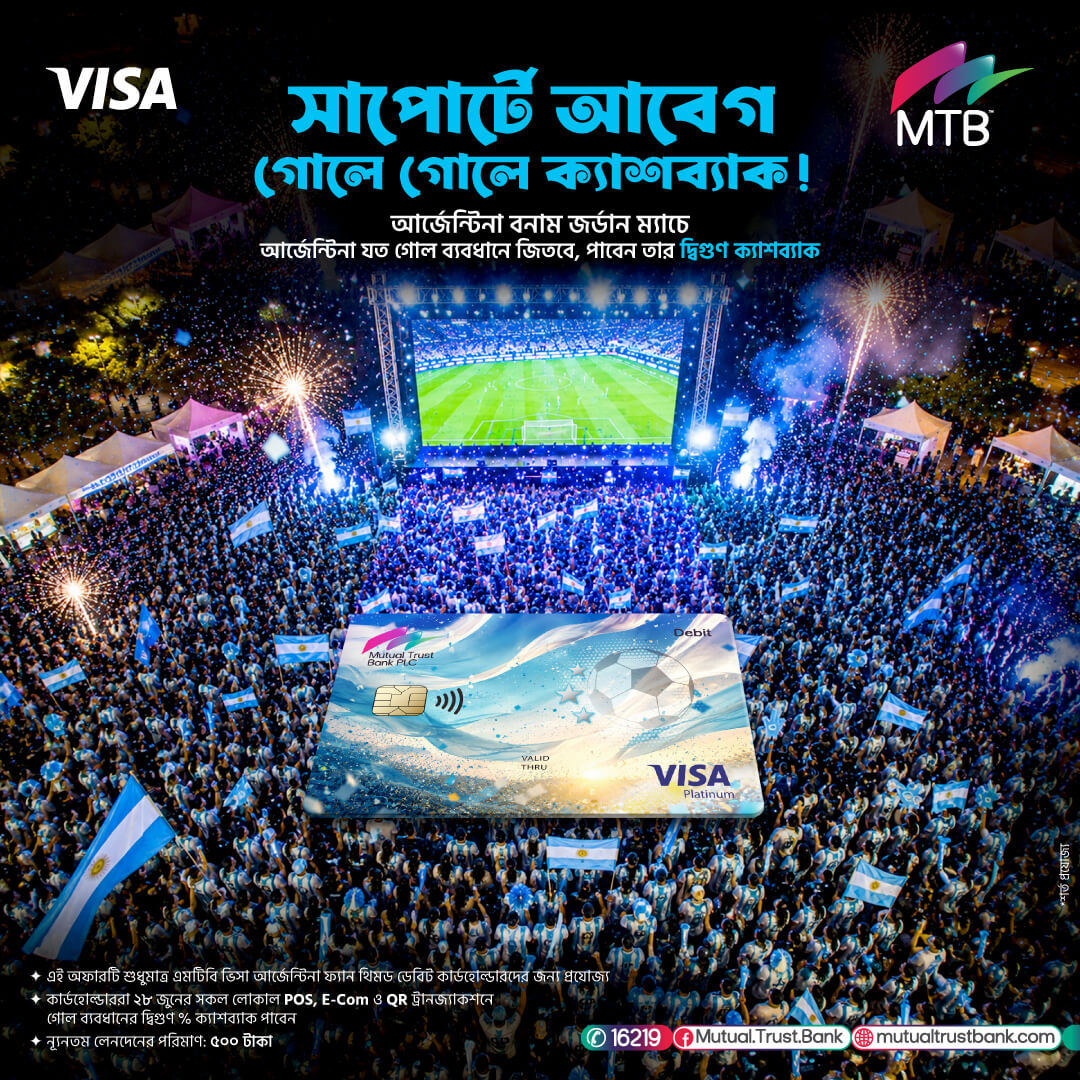 Visa Argentina Fan Card Cashabck