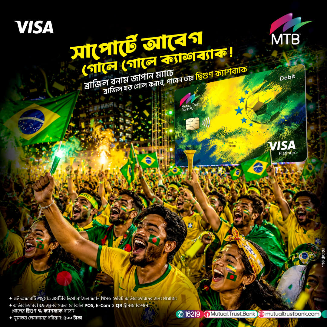 Visa Card Cashback Offer for Brasil Fan