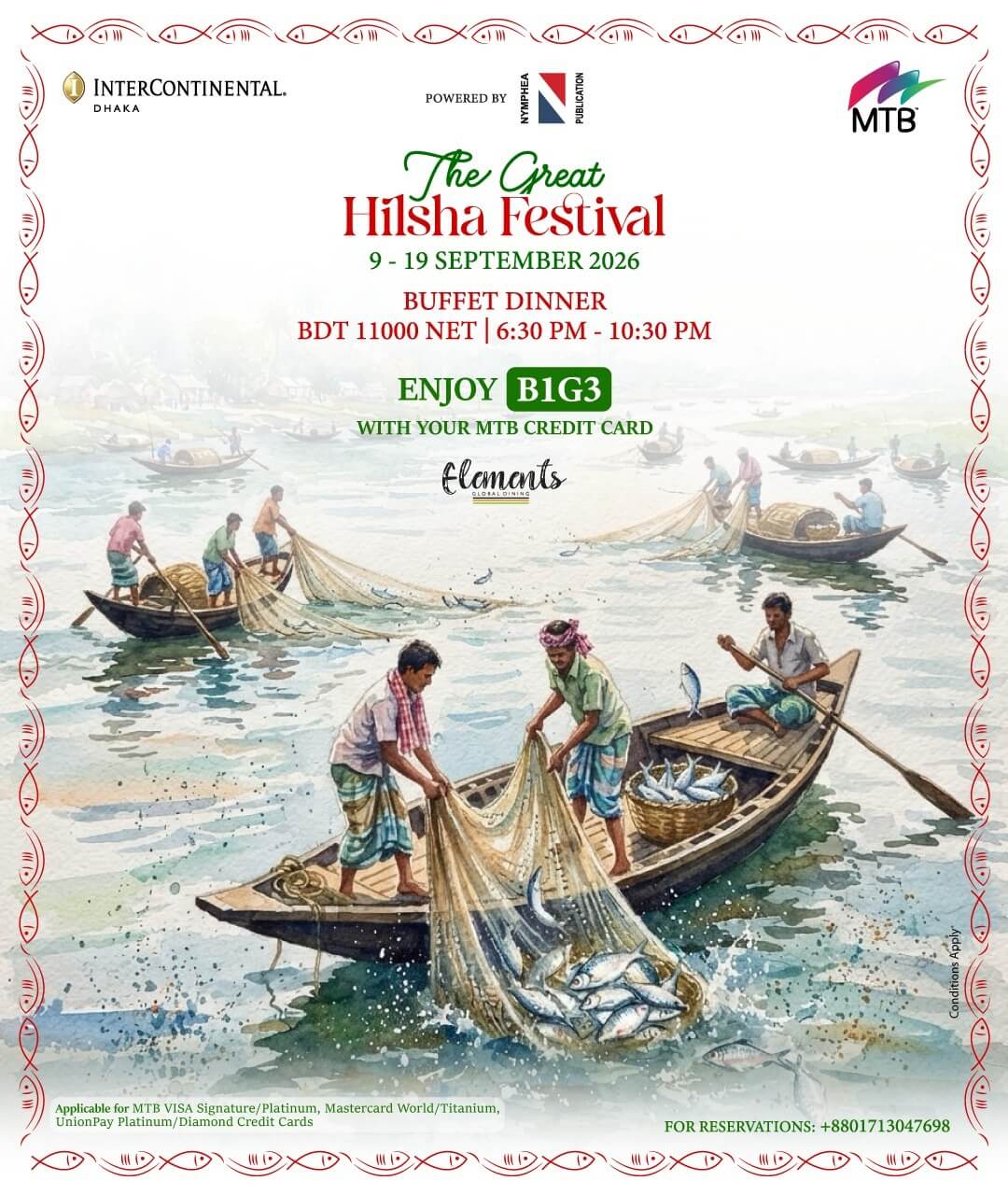 The Great Hilsha Festival at Intercontinental Dhaka